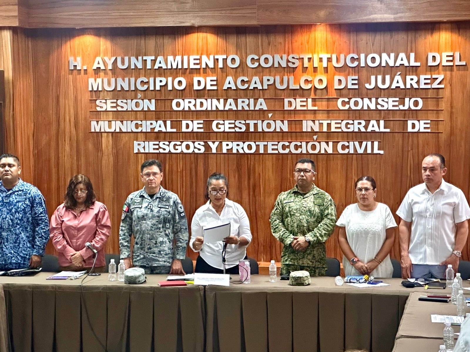 Instala Abelina López el Consejo de Gestión Integral de Riesgos y Protección Civil en Acapulco